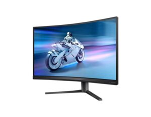 Left Corner View - 27M2C5500W - PHILIPS Evnia 27M2C5500W - 27 Inch QHD VA Curved Gaming Monitor