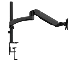Side view of MSI MAG MT81 Monitor Arm with full swivel and tilt adjustment