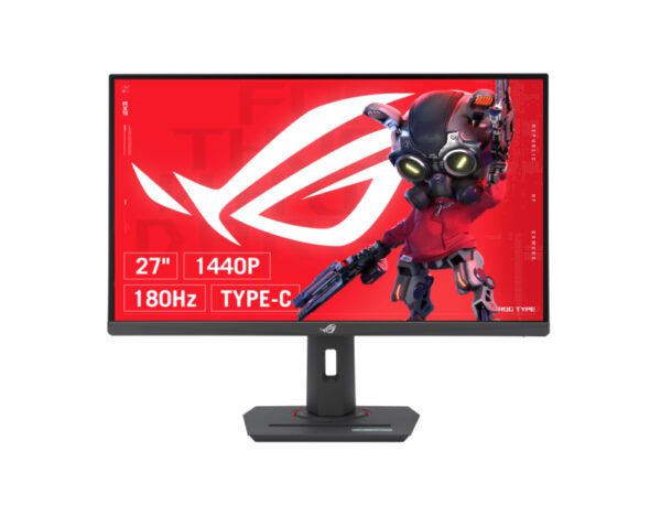 ASUS ROG Strix XG27ACS – 27″ Fast IPS QHD Gaming Monitor - Front View