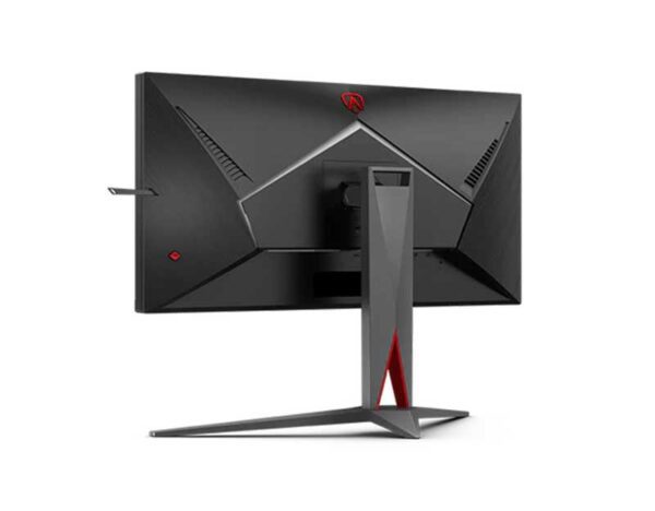 Right Back Corner View - AG275UXM AOC AGON AG275UXM 27 Inch FAST IPS UHD QD-Mini LED 1152 Zone 165Hz 1ms HDR1000 Adaptive Sync Gaming Monitor