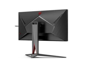 Left Back Corner view - AG275UXM AOC AGON AG275UXM 27 Inch FAST IPS UHD QD-Mini LED 1152 Zone 165Hz 1ms HDR1000 Adaptive Sync Gaming Monitor