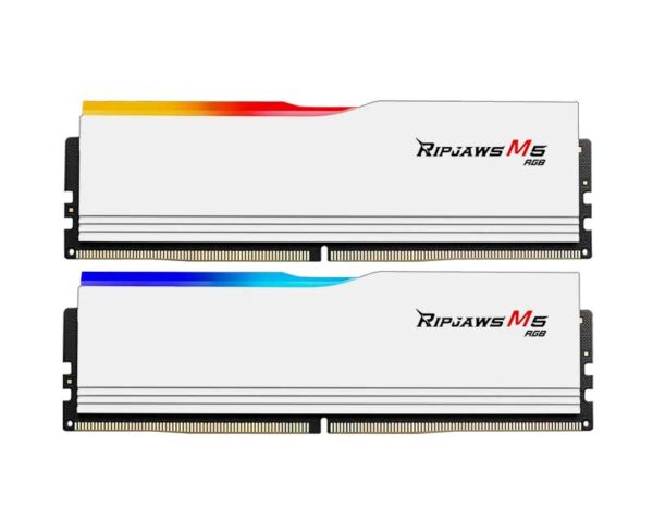 Front View - F5-6000J3040G32GX2-RM5RW - G.Skill DDR5 6000 RAM Ripjaws M5 RGB 6000MT.s - F5-6000J3040G32GX2-RM5RW (64GB - 2x32GB)