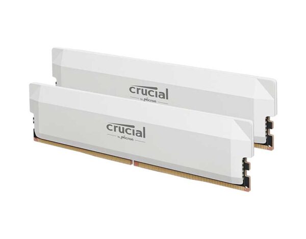 CP2K16G60C36U5W Crucial Pro Overclocking 32GB Kit (2x16GB) DDR5-6000 UDIMM CL36 White (16Gbit) White