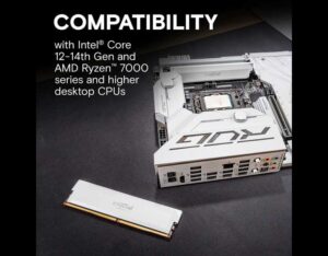 CP2K16G60C36U5W Crucial Pro Overclocking 32GB Kit (2x16GB) DDR5-6000 UDIMM CL36 White (16Gbit) White