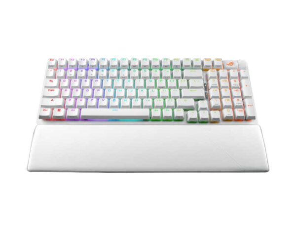 90MP037A-BKUA10 - ASUS ROG Strix Scope II 96 NX Snow 90MP037A-BKUA00 Wireless Gaming Keyboard - White