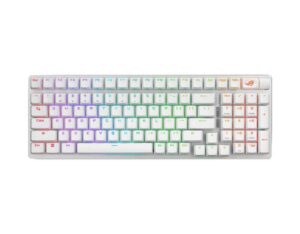 90MP037A-BKUA10 - ASUS ROG Strix Scope II 96 NX Snow 90MP037A-BKUA00 Wireless Gaming Keyboard - White