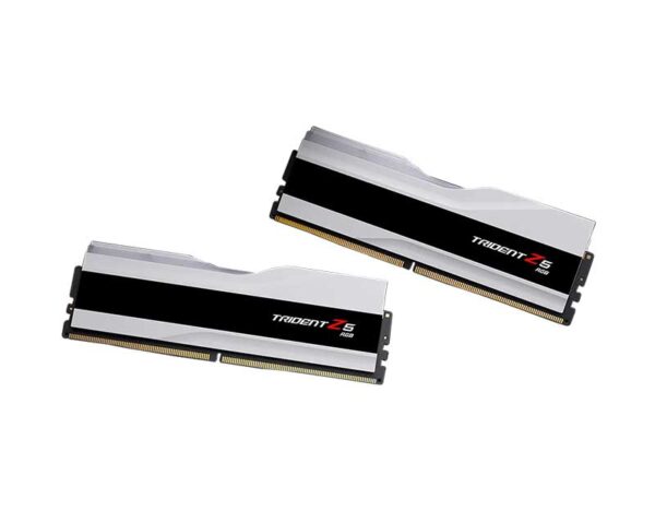 F5-7600J3848F24GX2-TZ5RW - G.Skill Trident Z5 RGB DDR5-7600 CL38-48-48-121 1.35V 48GB (2x24GB) Intel XMP RAM WHITE