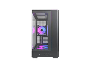 Cobalt King 5070 Gaming Desktop – Core Ultra 7 265KF – GeForce RTX 5070 12GB – 32GB RAM – 1TB SSD Front View