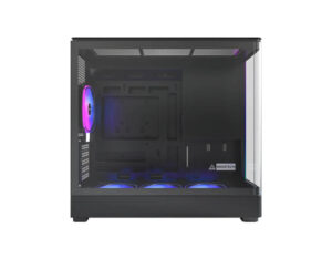 Cobalt King 5070 Gaming Desktop – Core Ultra 7 265KF – GeForce RTX 5070 12GB – 32GB RAM – 1TB SSD Side View