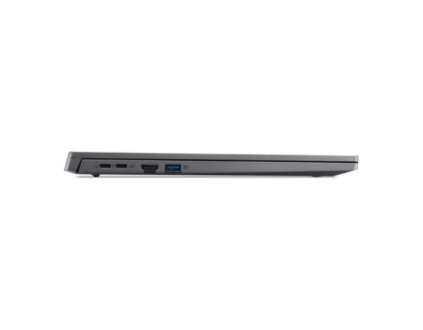 Left side view of the Aspire Go 15-inch laptop showing available connectivity ports.