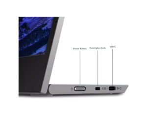 Lenovo L15 15.6-inch Portable Monitor Front Left Angle Showing Ports