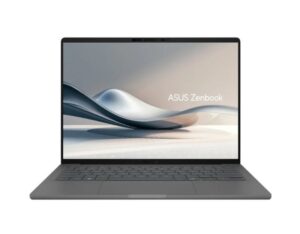 ASUS Zenbook A14 UX3407QA-QD232W Iceland Gray Thin & Light Laptop - Snapdragon® X Series - 14 Inch WUXGA Display