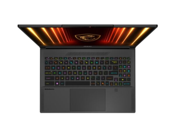 MSI Stealth 16 AI Gaming Laptop Keyboard Top View