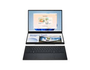 UX8406CA-PZ113W - ASUS Zenbook Duo UX8406CA-PZ113W Multitasking Versatility Laptop - Intel Core U9 285H AI Boost NPU - Dual 14-inch 3K OLED