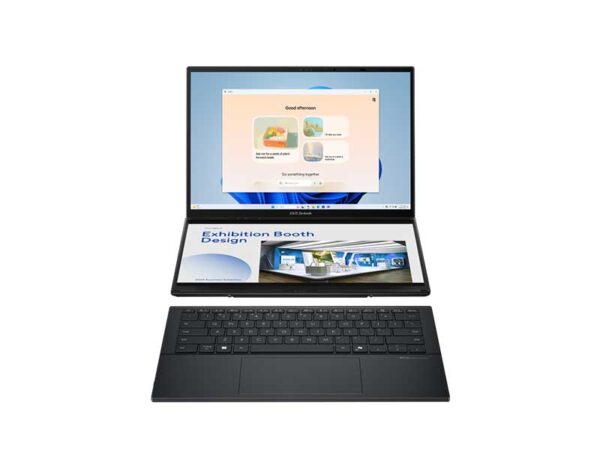 UX8406CA-PZ113W - ASUS Zenbook Duo UX8406CA-PZ113W Multitasking Versatility Laptop - Intel Core U9 285H AI Boost NPU - Dual 14-inch 3K OLED