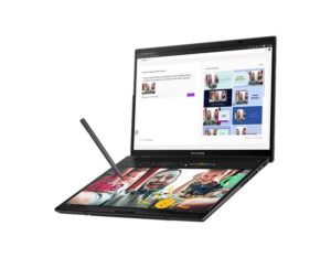 UX8406CA-PZ113W - ASUS Zenbook Duo UX8406CA-PZ113W Multitasking Versatility Laptop - Intel Core U9 285H AI Boost NPU - Dual 14-inch 3K OLED
