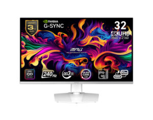 MSI MPG 321URXW QD-OLED G-Sync Compatible tear-free gaming