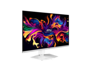 MSI MPG 321URXW QD-OLED premium gaming setup