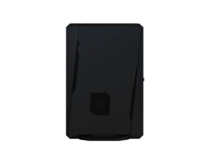ASUS NUC 15 Performance U9-275HX RTX5070 right side panel view, minimalist black chassis with cooling vents.