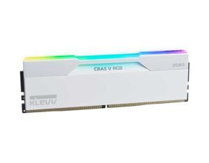 KD5AGUA80-60B280J - KLEVV CRAS V 6000 CL28 RGB DDR5 32GB (2x16GB) RAM - Brilliant White