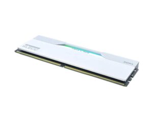 KD5AGUA80-60B280J - KLEVV CRAS V 6000 CL28 RGB DDR5 32GB (2x16GB) RAM - Brilliant White