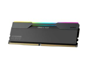 KD5AGUA80-72B340G - KLEVV CRAS V 7200 CL34 RGB DDR5 32GB RAM (2x16GB) - Obsidian Black