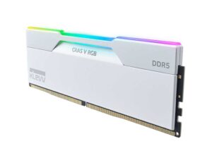 KD5BGUA80-60A300J - KLEVV CRAS V 6000 CL30 RGB DDR5 64GB (2x32GB) RAM - Brilliant White