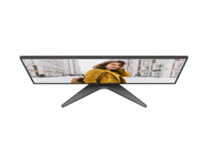 AOC 25B36X 25 Inch Full HD IPS 144Hz monitor top view showing slim panel thickness and stand footprint.