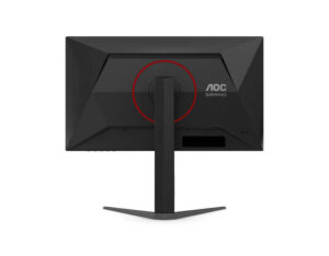AOC 25G4K 25 Inch Full HD 420Hz Fast IPS gaming monitor rear view showing back panel design and stand mount.