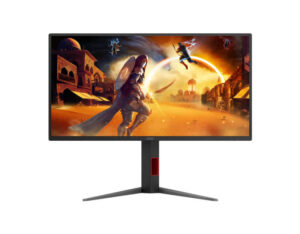 AOC 25G4S 25 Inch Full HD Fast IPS 310Hz Gaming Monitor front view with gaming stand for fast competitive play.