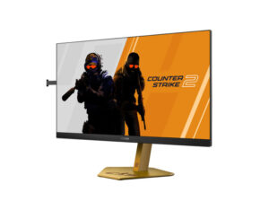 AOC AGON CS24A/P 24 Inch Full HD 610Hz CS Mode Fast TN CS2 gaming monitor, front right angle view.