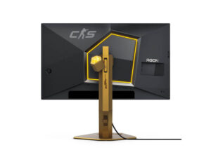AOC AGON CS24A/P 24 Inch Full HD 610Hz CS Mode Fast TN CS2 gaming monitor, rear view.