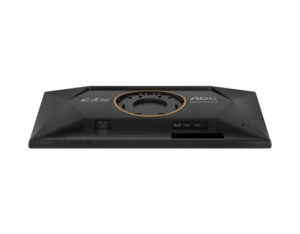 AOC CS25G 25 Inch Full HD 310Hz Fast IPS CS Mode gaming monitor bottom ports view showing input connectors layout.