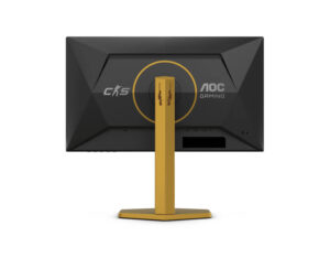 AOC CS25G 25 Inch Full HD 310Hz Fast IPS CS Mode gaming monitor rear view showing back panel and stand mount.