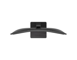 AOC CU34P3CV 34 Inch WQHD curved VA 100Hz USB-C 65W monitor top view showing slim profile and curve depth.