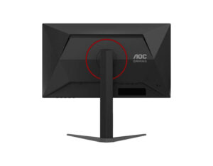 AOC Q25G4S 25 Inch QHD Fast IPS 320Hz gaming monitor rear view showing back panel design and stand mount.