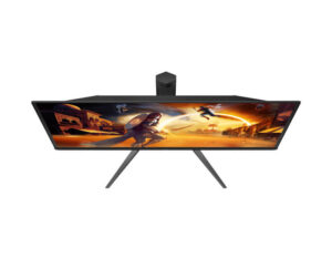 AOC Q27G4KD 27 Inch QHD QD-OLED 500Hz gaming monitor, top view.