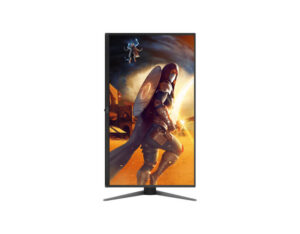 AOC Q27G4SD 27 Inch QHD QD-OLED 360Hz gaming monitor, vertical pivot front view.