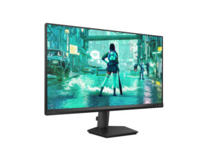 Philips Evnia 27M2N3200FQ 27 Inch Full HD Fast IPS 200Hz gaming monitor front left angle view with slim bezel.