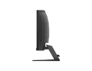 Philips Evnia 34M2C3500L 34 Inch WQHD curved Fast VA 180Hz gaming monitor side view showing curved profile.