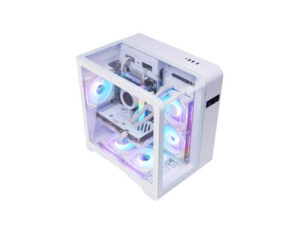 COBALT-SKYMINI 5050D gaming desktop in white Sky Mini case