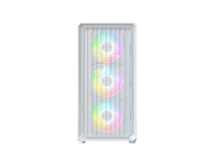 Cobalt X5M Intel 5070 gaming desktop with Montech X5M White case view
