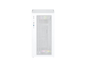 Cobalt X5M Intel 5070 gaming desktop with Montech X5M White case view