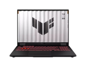 ASUS TUF Gaming A16 FA608UMI-TU195W Gaming Laptop – AMD Ryzen 7 260 – NVIDIA GeForce RTX 5060 Laptop GPU – 16 Inch FHD+ 144Hz IPS Laptop Front View