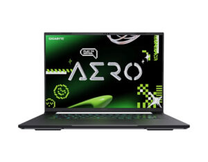 GIGABYTE AERO X16 Gaming Laptop AMD Ryzen AI 7 350 RTX 5050 16 Inch WUXGA 165Hz Front View