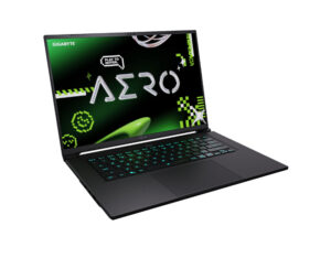 GIGABYTE AERO X16 1TH93SG894AH Gaming Laptop AMD Ryzen AI 7 350 RTX 5050 16 Inch WUXGA 165Hz Front View