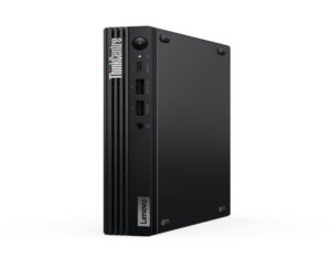 Lenovo ThinkCentre M70q Gen 5 Tiny Intel Core i7-14700T 16GB 512GB SSD Desktop PC Front View