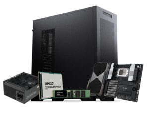 Omni X Server Workstation with AMD Ryzen Threadripper PRO 7965WX & NVIDIA RTX 5090 Ports
