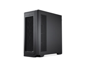 Cobalt Omni X workstation case from front-right angle.