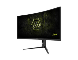 MSI MAG 342CQRF E20 34″ UWQHD 200Hz Rapid VA Curved Gaming Monitor Side View